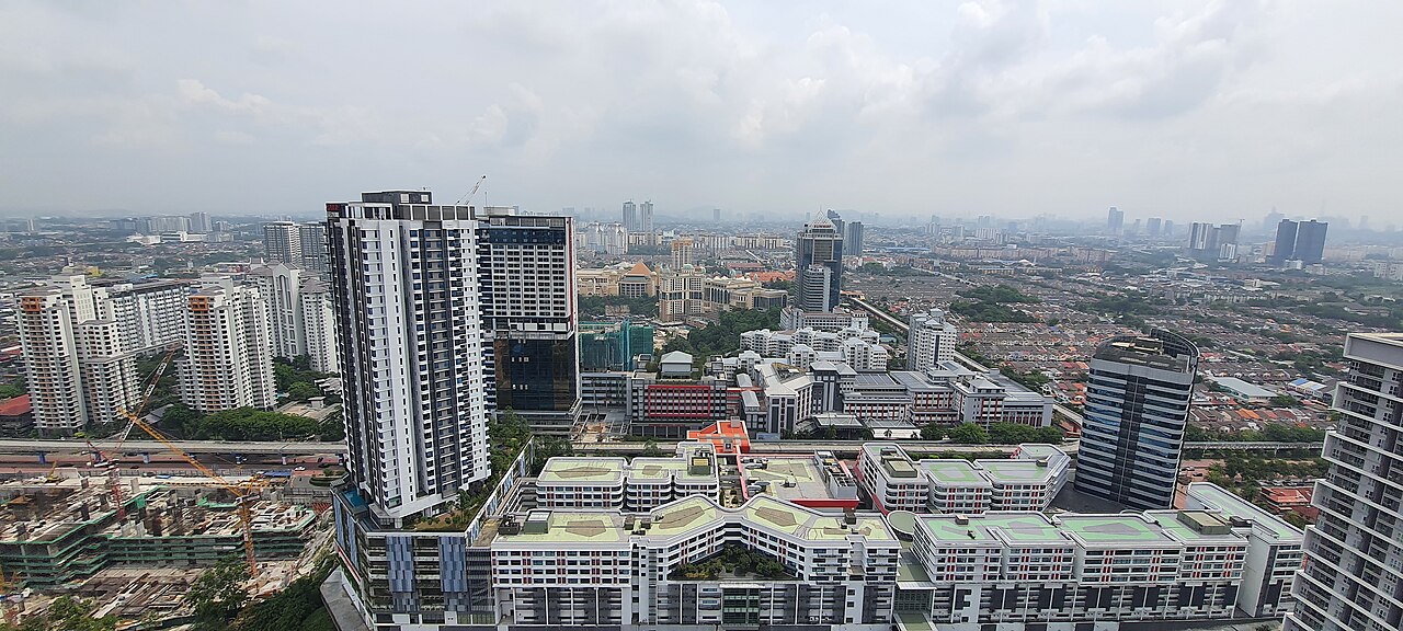 The Bandar Sunway skyline