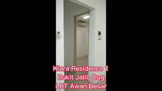 Kiara Residence 1, Bukit Jalil OUG (1050sf LRT Awan Besar) 520k