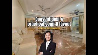 Conventional & practical semi-D layout in Bukit Kiara Residence, Sri Hartamas