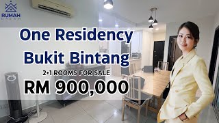 One Residency - 2+1 Bedrooms with 1323sqft in Bukit Bintang | RM 900,000 | Eunice Yong