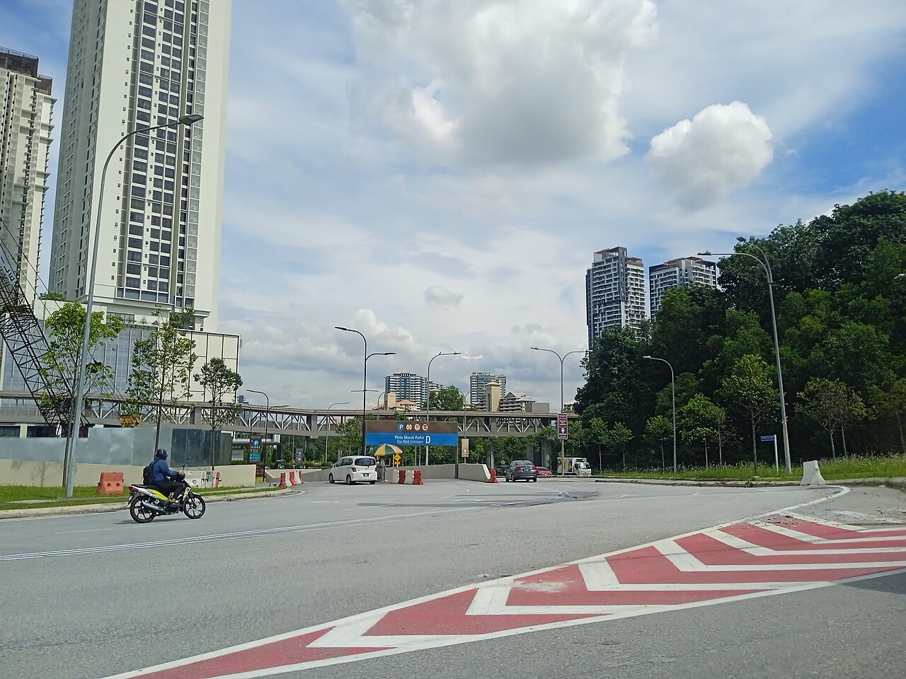 A street in Bukit Jalil