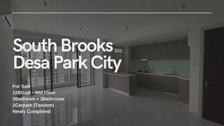 3 Bedroom Mid Floor Unit in South Brooks, Desa Park City