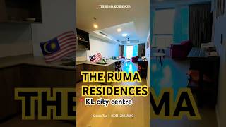 Live in the heart of KL at The Ruma Residences, KLCC (2-room)