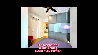 The Manhattan 61, Bukit Bintang, Bukit Ceylon (FULLY FURNISH 603sf) 850k