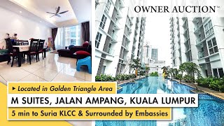 [Owner Auction™] Freehold and Modernized Architectural Design Service Suites - M Suites Jalan Ampang