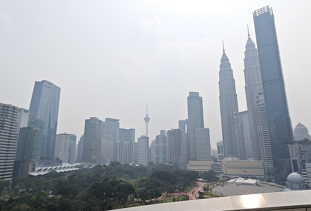 The KLCC skyline