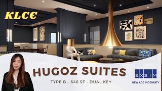 Exsim Hugoz Suites @ KL City Centre | Type B 646sf Dual Key Showroom Tour