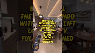 Bukit Jalil, The Andes Condo with Private Lift, ID, Full Furnished 1,596 sqft, 3+1R3B, 2 parking