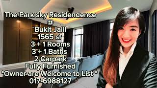 The Park Sky Residence @ Bukit Jalil - 1565 sf - Fully Furnished for Rent & Sale