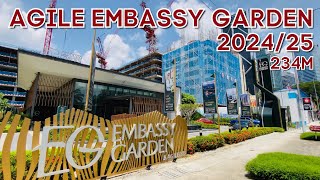 [4K Walk] Agile Embassy Garden high-rise condo with prestige at the renowned embassy row (Malaysia)