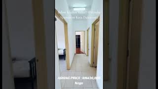 Below Market Value!! D’Rimba Apartment Kota Damansara. ASKING PRICE : RM430,000 Nego