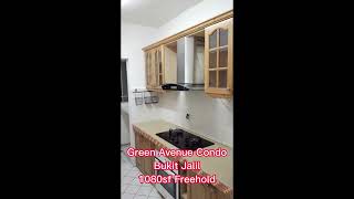 Green Avenue Condo, Bukit Jalil, OUG, Sri Petaling (1080sf 4R2B LRT)