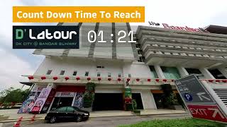 How To Drive To D'Latour Condominium From Taylor's University Bandar Sunway
