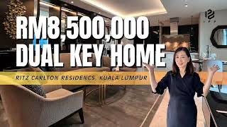 The Ritz-Carlton Residences, Kuala Lumpur — A Rare Dual-Key 3 Bedroom Home
